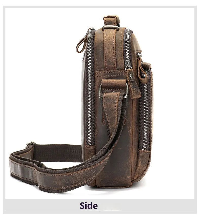 Echtleder Umhängetasche Crazy Horse | Arramo